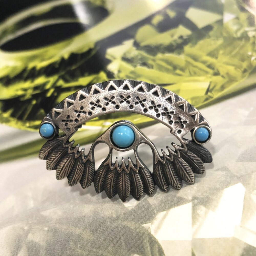 Broche Vintage Plume 20294