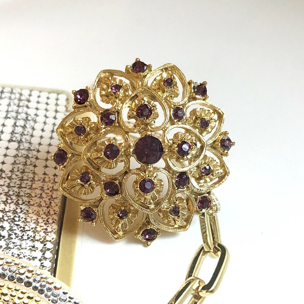 Broche Vintage Rosace A325