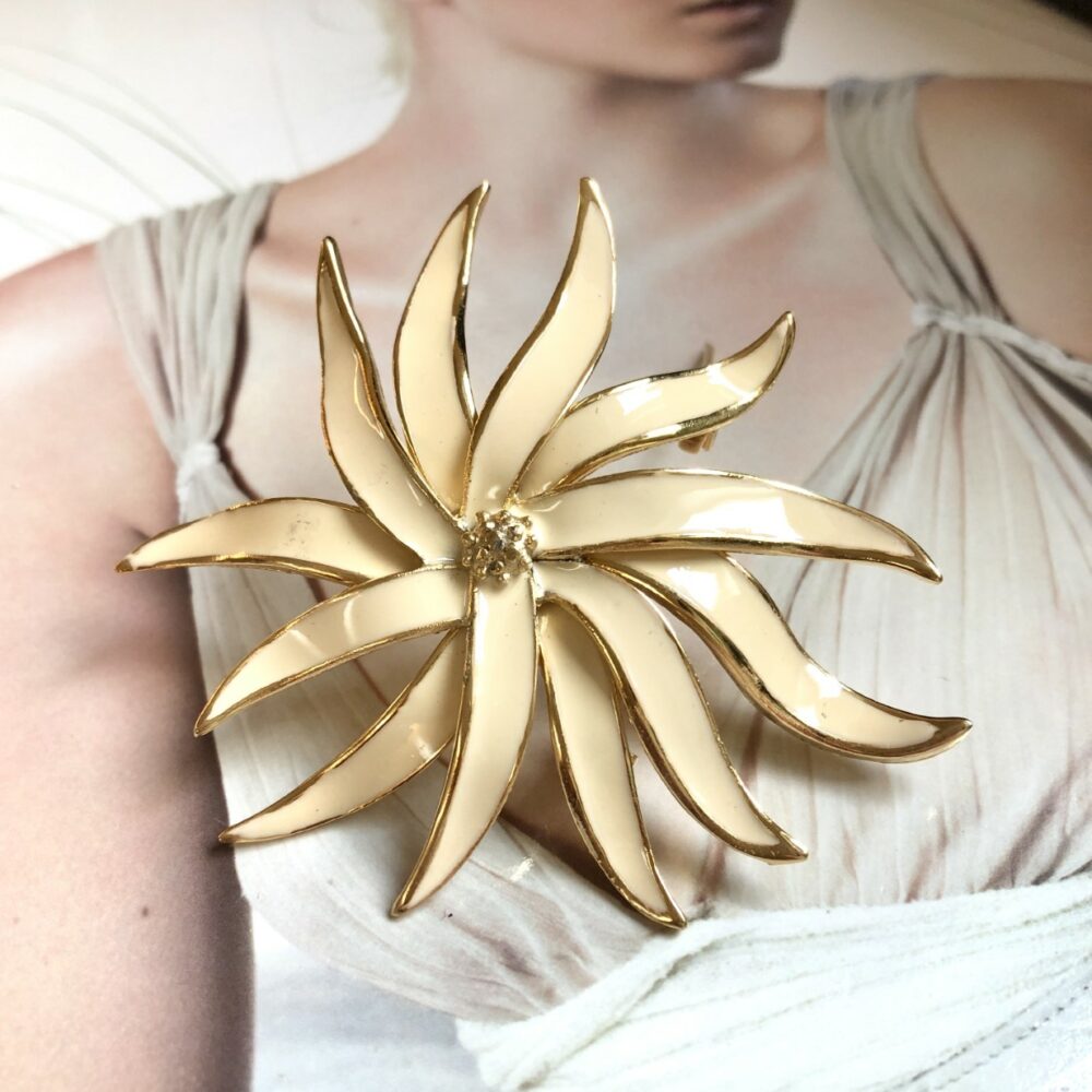 Broche Vintage Fleur A1788