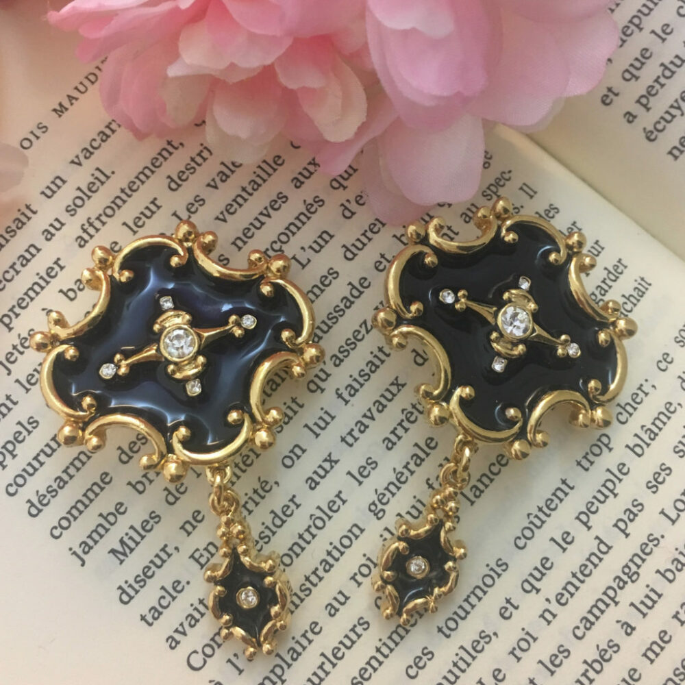 Boucles d'Oreilles Clips Vintage