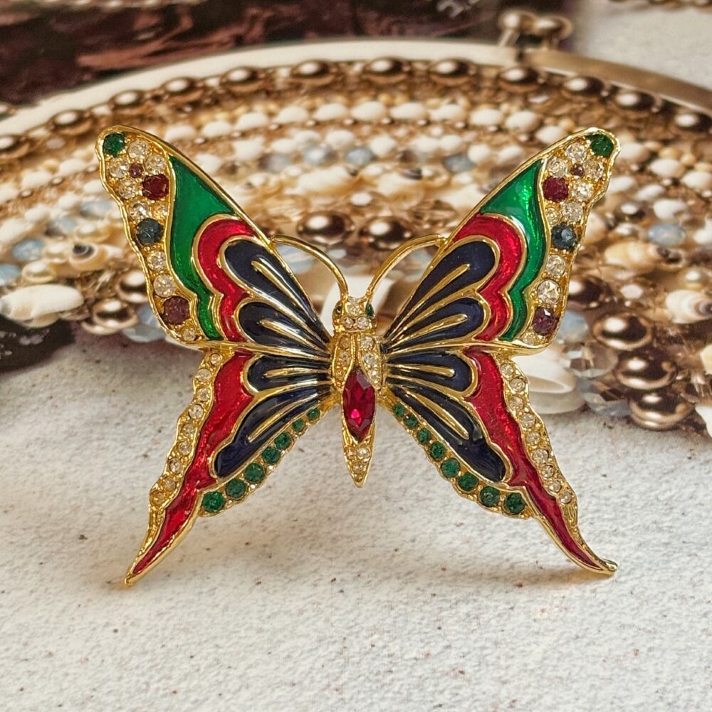 Broche Vintage Papillon A1376