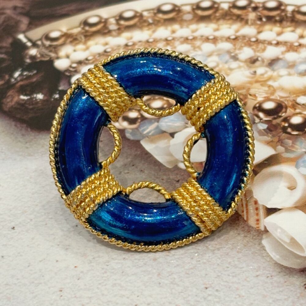 Broche Vintage Bouée A2116