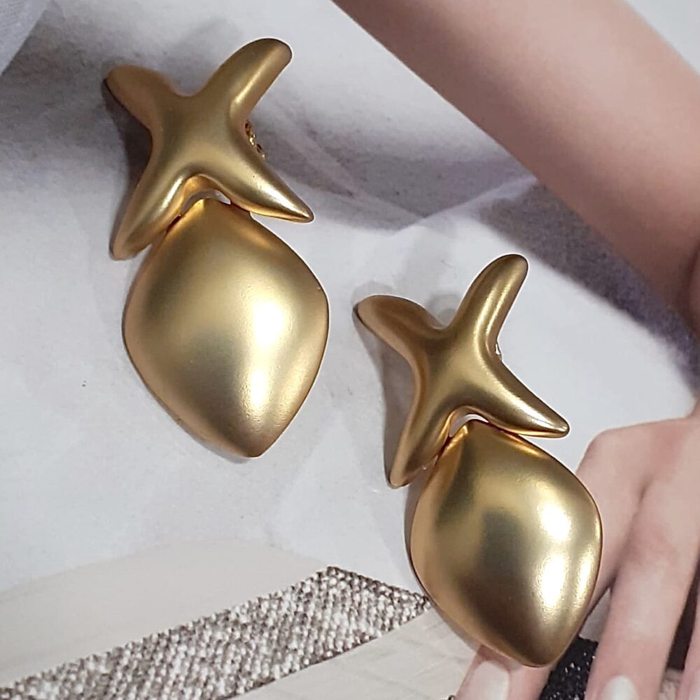 Boucles d'Oreilles Percées Vintage E0506