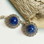 Boucles d’Oreilles Clips Vintage Rosace E553