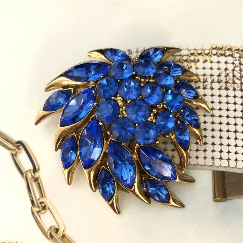 Broche Vintage SPHINX Feuille S2015