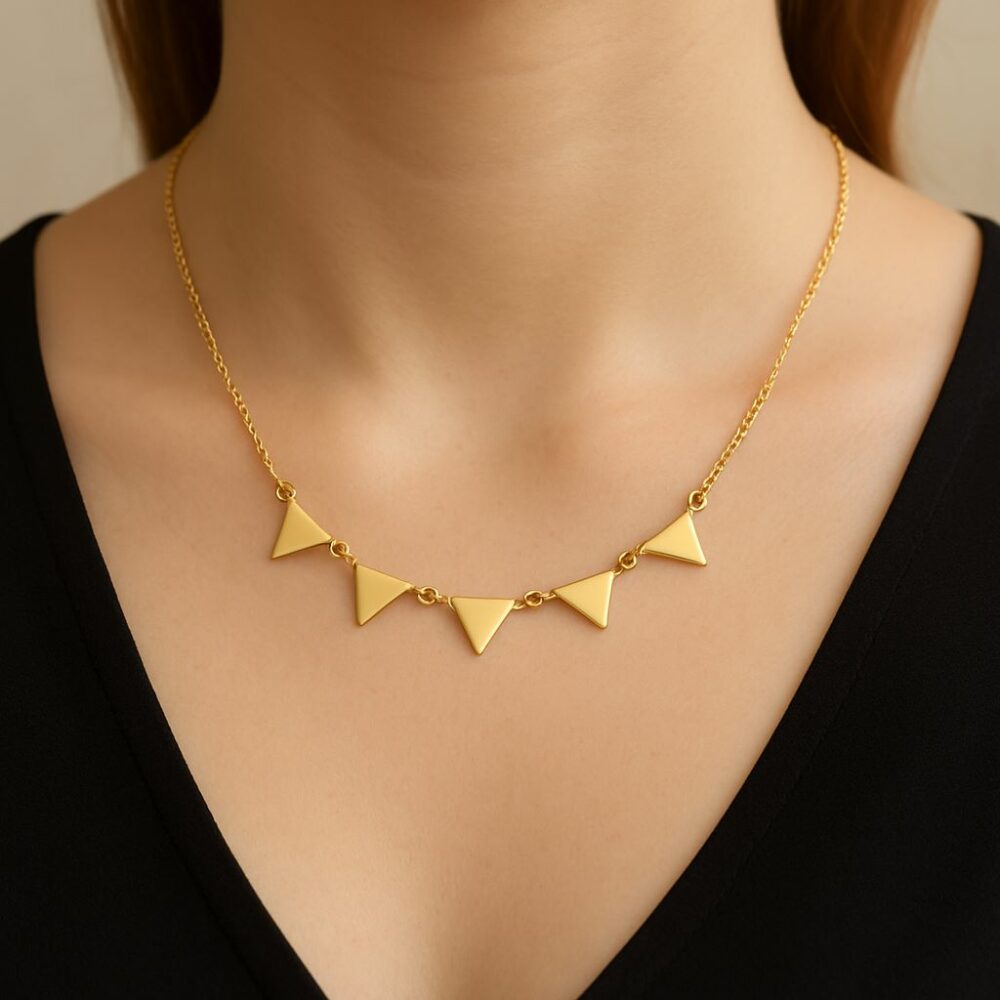 Collier Plaqué Or Triangle 20143650