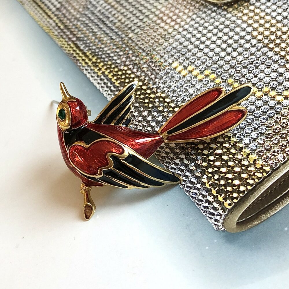 Broche Vintage OISEAU 20194