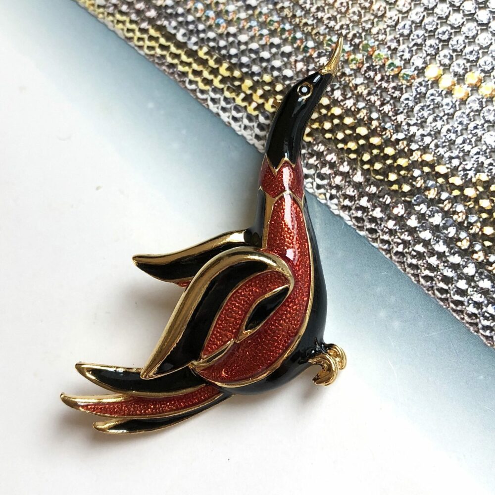 Broche Vintage Oiseau 20248