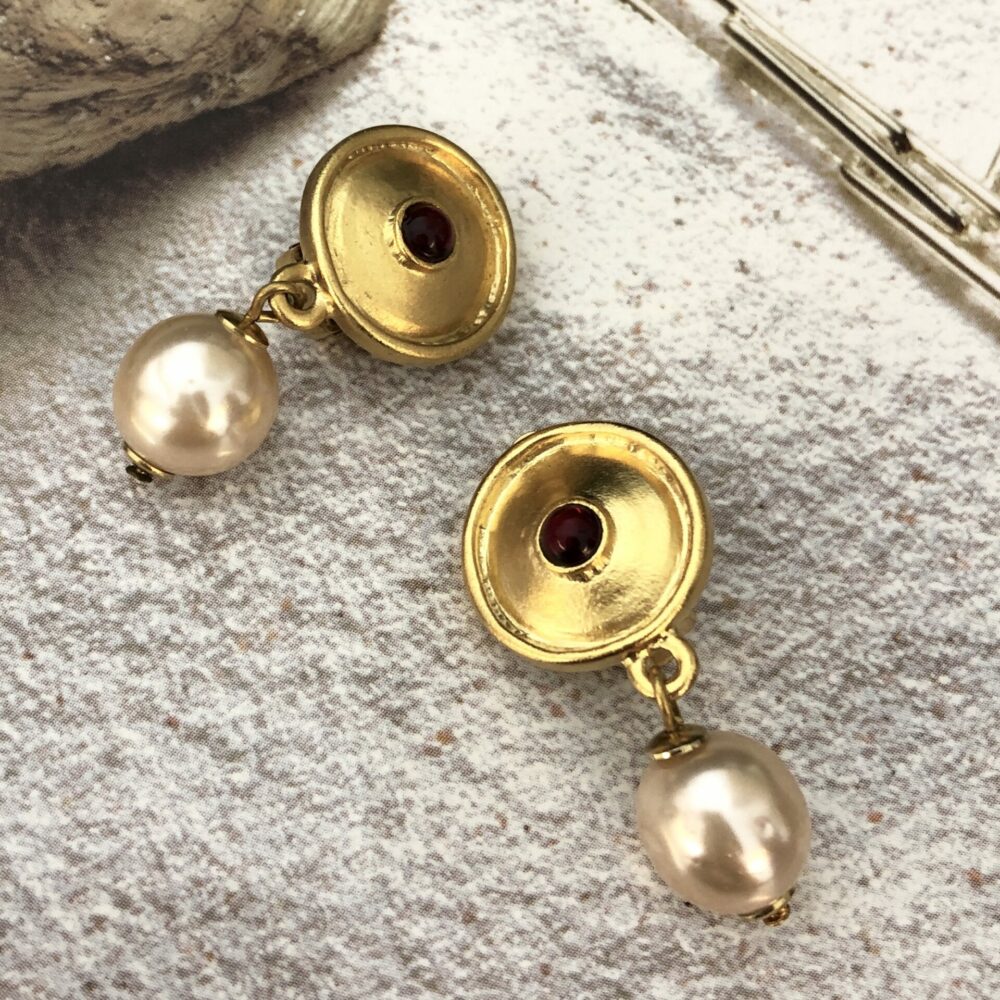 Boucles d'Oreilles Percées Vintage E0057